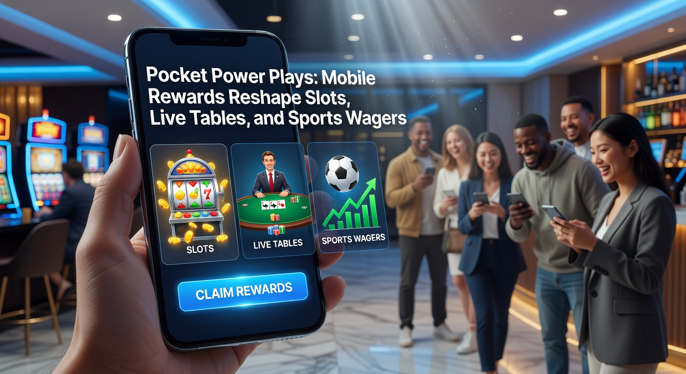 Dynamic split-screen view of a mobile app featuring live blackjack table, sports betting odds, and slot rewards dashboard with flashing bonus notifications