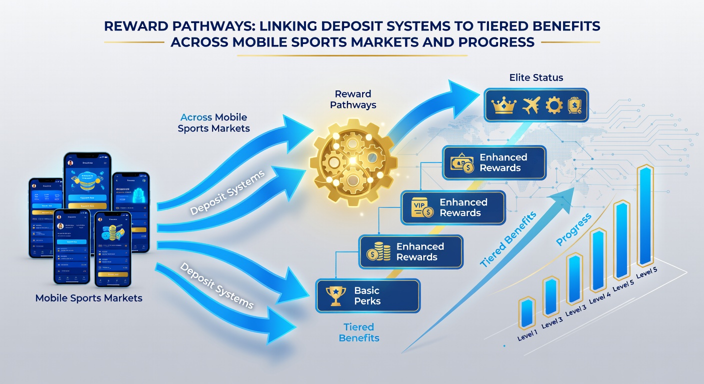 Illustration of tiered benefits flowing between mobile sports markets and progressive table game variants
